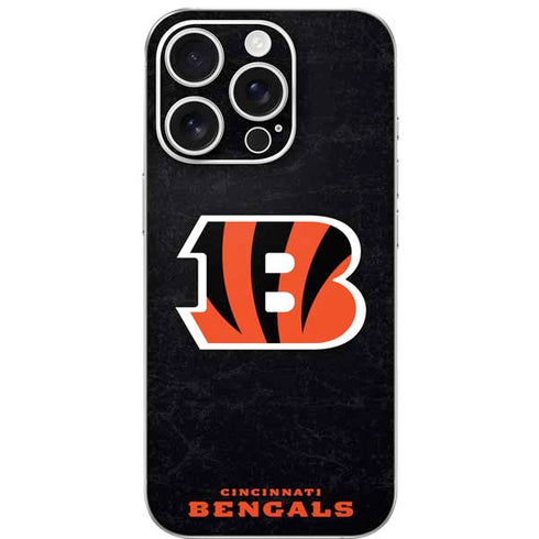 NFL Cincinnati Bengals - Distressed iPhone 16 Pro Skin
