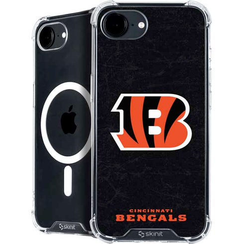 NFL Cincinnati Bengals - Distressed iPhone 16e MagSafe Case