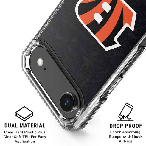NFL Cincinnati Bengals - Distressed iPhone 17 Air Clear Case