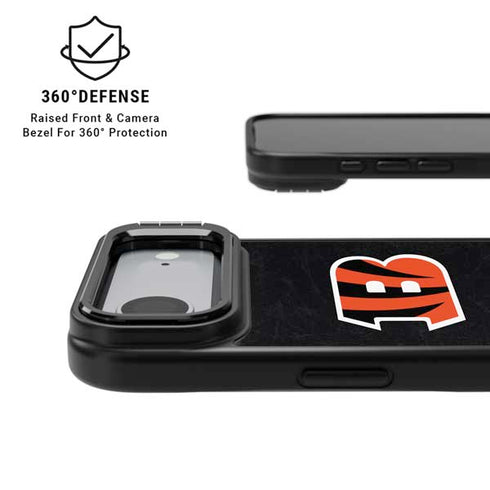 NFL Cincinnati Bengals - Distressed iPhone 17 Air Kickstand Case