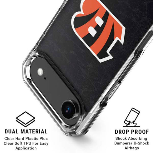 NFL Cincinnati Bengals - Distressed iPhone 17 Air MagSafe Case