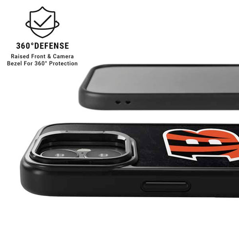NFL Cincinnati Bengals - Distressed iPhone 17 Kickstand Case