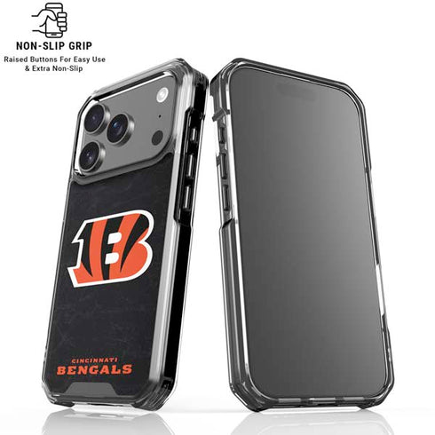 NFL Cincinnati Bengals - Distressed iPhone 17 Pro MagSafe Case