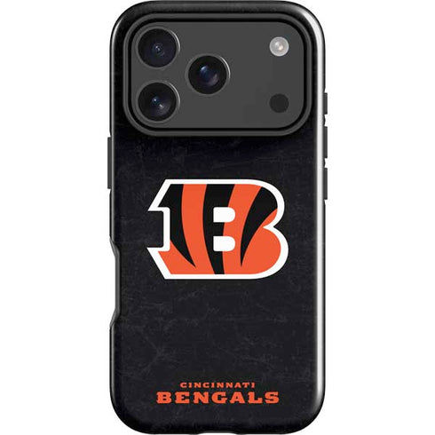 NFL Cincinnati Bengals - Distressed iPhone 17 Pro Max Impact Case