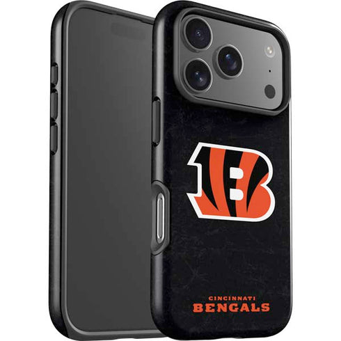 NFL Cincinnati Bengals - Distressed iPhone 17 Pro Max Impact Case
