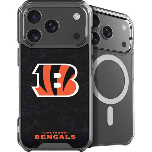 NFL Cincinnati Bengals - Distressed iPhone 17 Pro Max MagSafe Case
