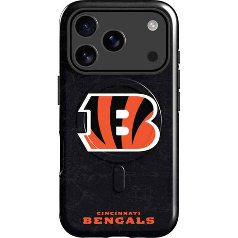 NFL Cincinnati Bengals - Distressed iPhone 17 Pro Max Magsafe Impact Case