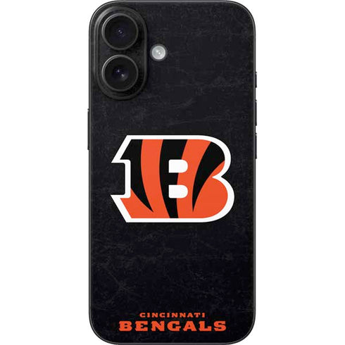 NFL Cincinnati Bengals - Distressed iPhone 17 Skin