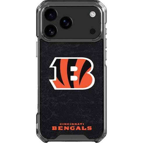 NFL Cincinnati Bengals - Distressed iPhone 18 Pro Max Clear Case