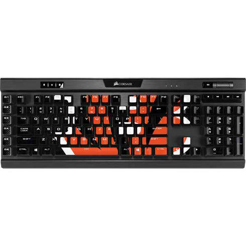 NFL Cincinnati Bengals - Distressed K95 RGB PLATINUM Mechanical Gaming Keyboard Skin
