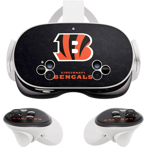 NFL Cincinnati Bengals - Distressed Meta Quest 3S Skin