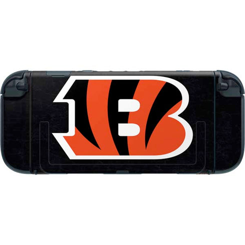 NFL Cincinnati Bengals - Distressed Nintendo Switch 2 (2025) with Joy-Con Skin
