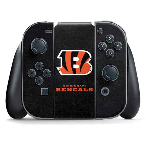 NFL Cincinnati Bengals - Distressed Nintendo Skins