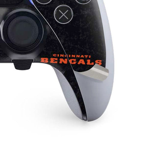 NFL Cincinnati Bengals - Distressed PS5 DualSense Edge Pro Controller Skin