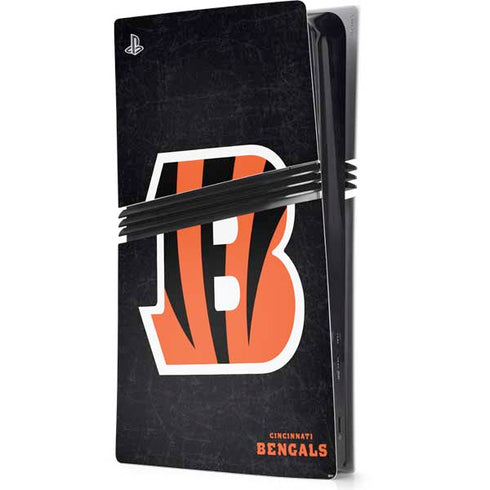 NFL Cincinnati Bengals - Distressed PlayStation PS5 Skins