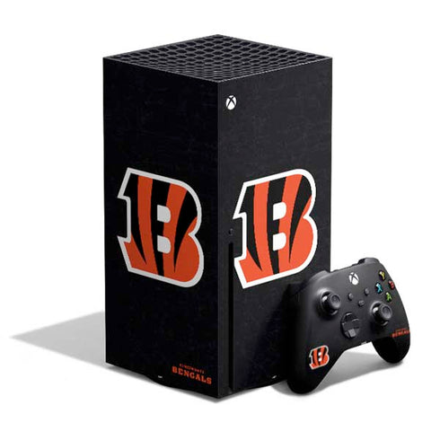 NFL Cincinnati Bengals - Distressed Xbox Series X Bundle Skin
