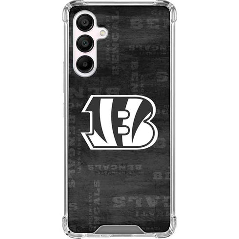 NFL Cincinnati Bengals Black & White Galaxy A16 5G Clear Case