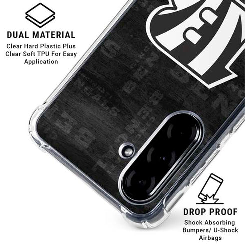 NFL Cincinnati Bengals Black & White Galaxy A36 5G Clear Case