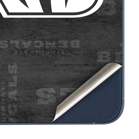 NFL Cincinnati Bengals Black & White Galaxy A36 5G Skin