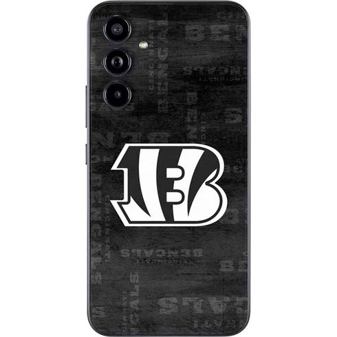 NFL Cincinnati Bengals Black & White Galaxy A54 5G Skin