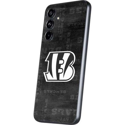 NFL Cincinnati Bengals Black & White Galaxy A54 5G Skin