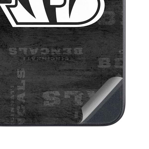 NFL Cincinnati Bengals Black & White Galaxy A54 5G Skin
