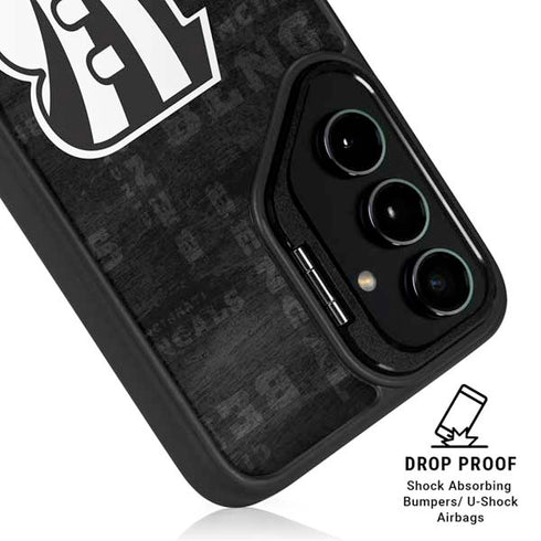 NFL Cincinnati Bengals Black & White Galaxy S24 Ultra Kickstand Case