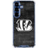 NFL Cincinnati Bengals Black & White Galaxy S25 Plus Clear Case