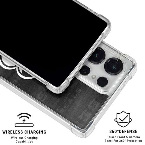 NFL Cincinnati Bengals Black & White Galaxy S25 Ultra Clear Case