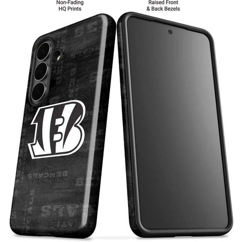 NFL Cincinnati Bengals Black & White Galaxy S26 Plus Impact Case