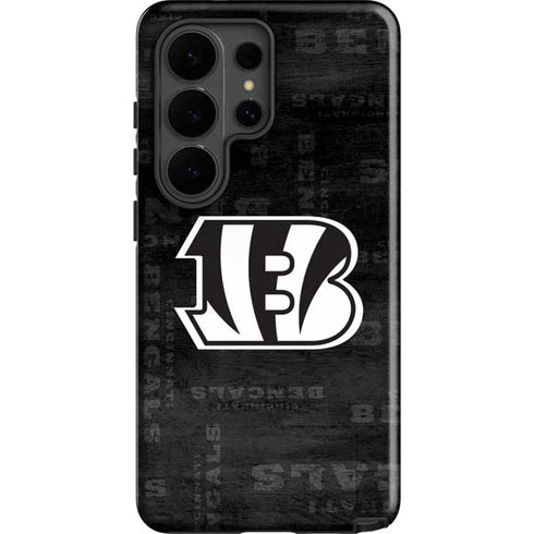 NFL Cincinnati Bengals Black & White Galaxy S26 Ultra Impact Case