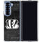 NFL Cincinnati Bengals Black & White Galaxy Z Fold6 Clear Case