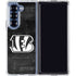 NFL Cincinnati Bengals Black & White Galaxy Z Fold6 Clear Case