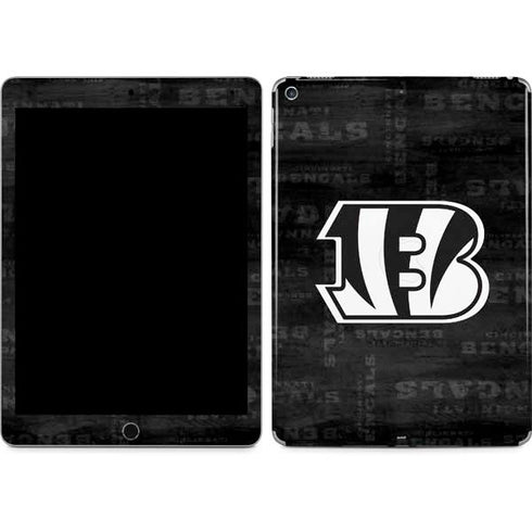 NFL Cincinnati Bengals Black & White iPad Skins