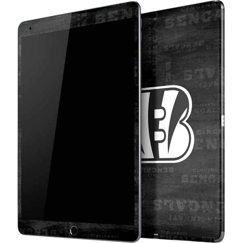 NFL Cincinnati Bengals Black & White iPad Skins