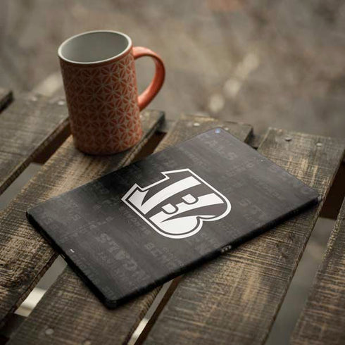 NFL Cincinnati Bengals Black & White iPad Skins