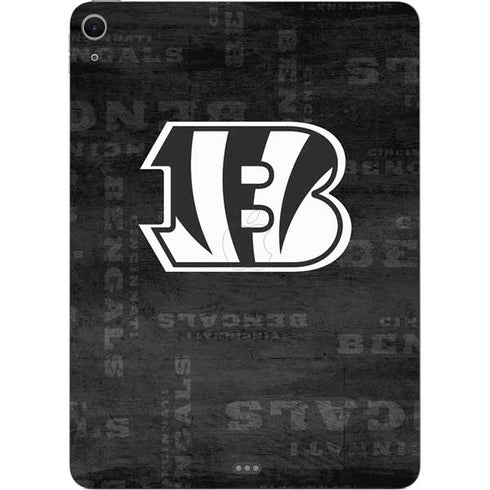 NFL Cincinnati Bengals Black & White Apple iPad Air Skin