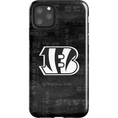 NFL Cincinnati Bengals Black & White iPhone Cases