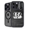 NFL Cincinnati Bengals Black & White iPhone 13 Pro Kickstand Case
