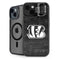 NFL Cincinnati Bengals Black & White iPhone 14 Kickstand Case