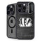 NFL Cincinnati Bengals Black & White iPhone 14 Pro Kickstand Case