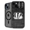NFL Cincinnati Bengals Black & White iPhone 15 Kickstand Case