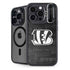 NFL Cincinnati Bengals Black & White iPhone 15 Pro Kickstand Case