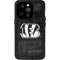NFL Cincinnati Bengals Black & White iPhone 15 Pro Waterproof Case
