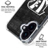 NFL Cincinnati Bengals Black & White iPhone 16 Clear Case