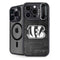 NFL Cincinnati Bengals Black & White iPhone 16 Pro Max Kickstand Case