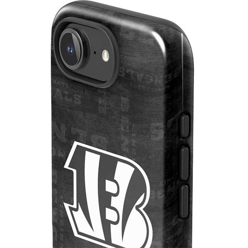 NFL Cincinnati Bengals Black & White iPhone 16e Impact Case