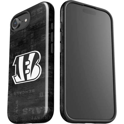NFL Cincinnati Bengals Black & White iPhone 16e Impact Case