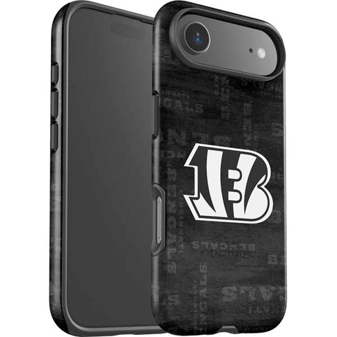 NFL Cincinnati Bengals Black & White iPhone 17 Air Impact Case