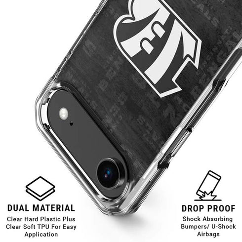 NFL Cincinnati Bengals Black & White iPhone 17 Air MagSafe Case